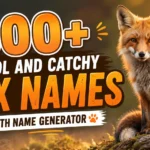 fox names