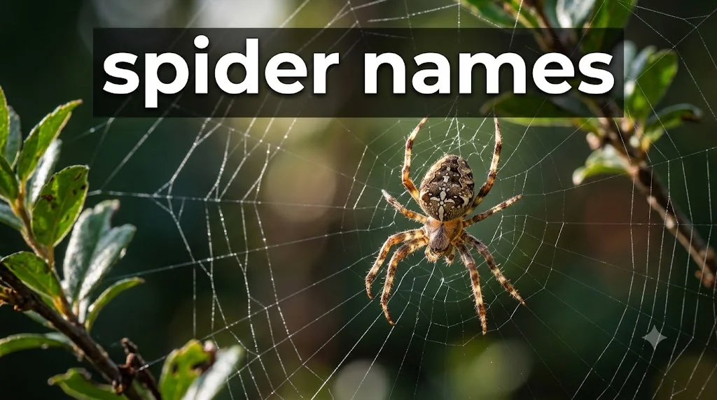 spider names
