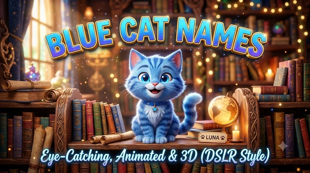 Blue cat Names