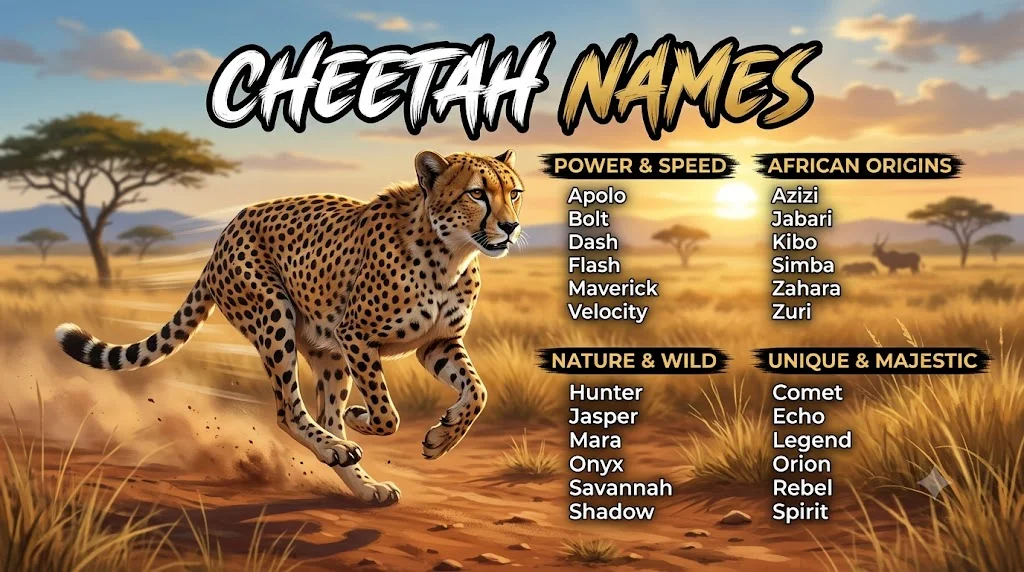 cheetah names