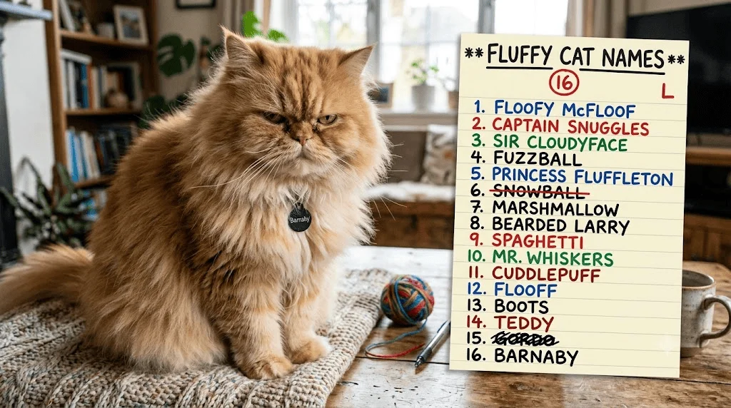 Fluffy Cat Names