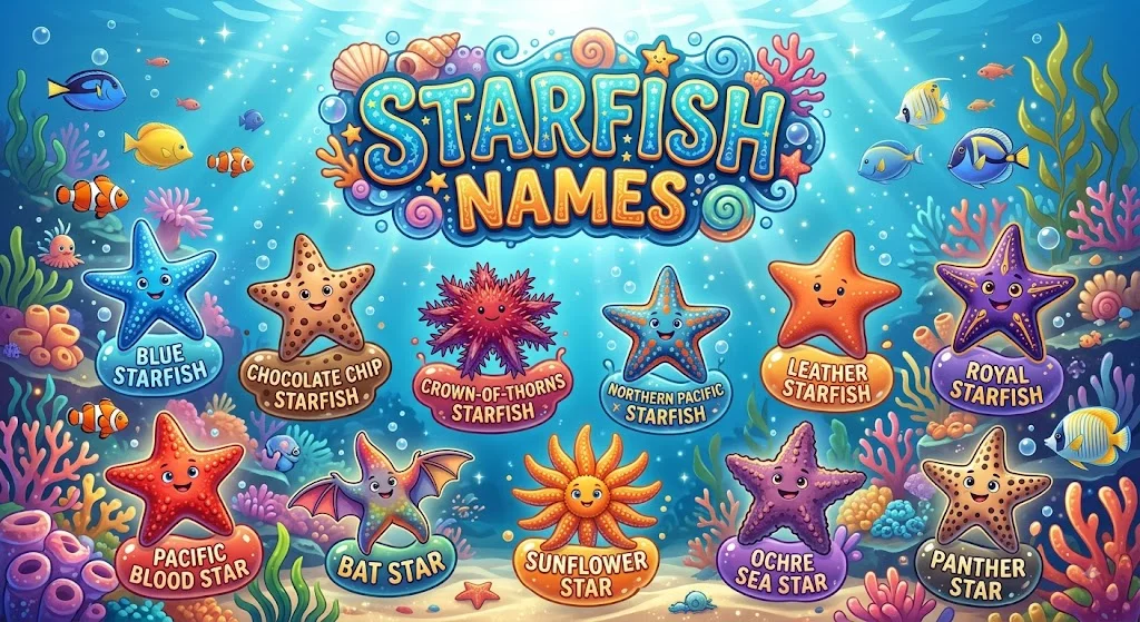 starfish names
