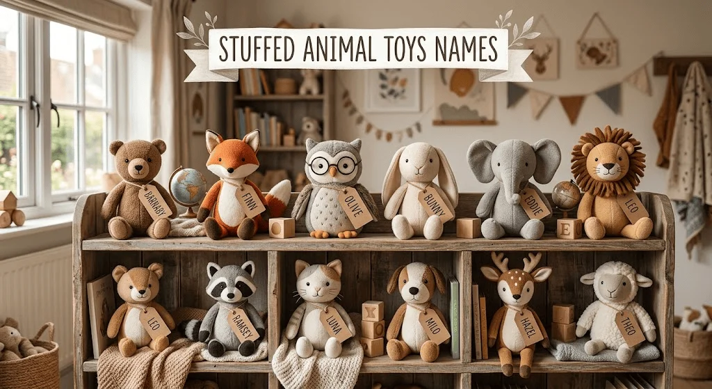 stuffed animal toys names