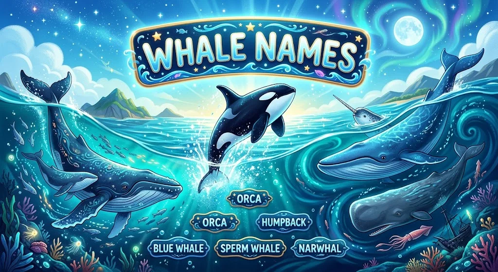 whale names