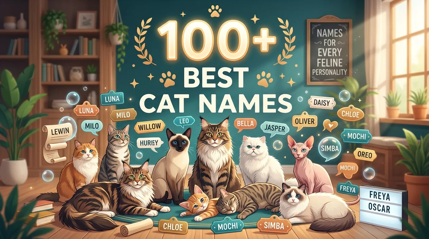 100+ Best Cat Names