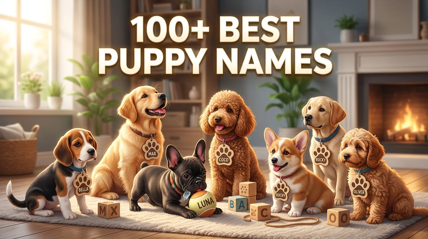 100+ Best Puppy Names