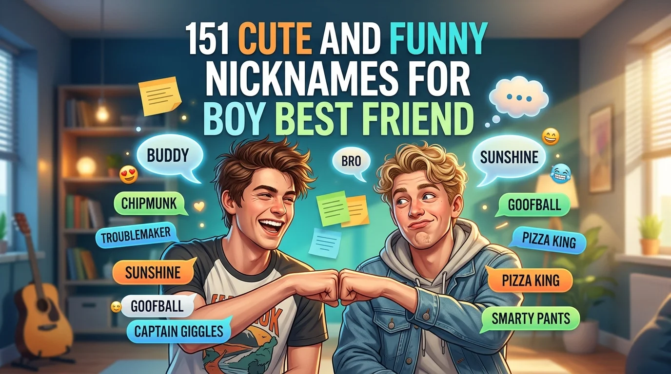 151 Cute and Funny Nicknames for Boy Best Friend
