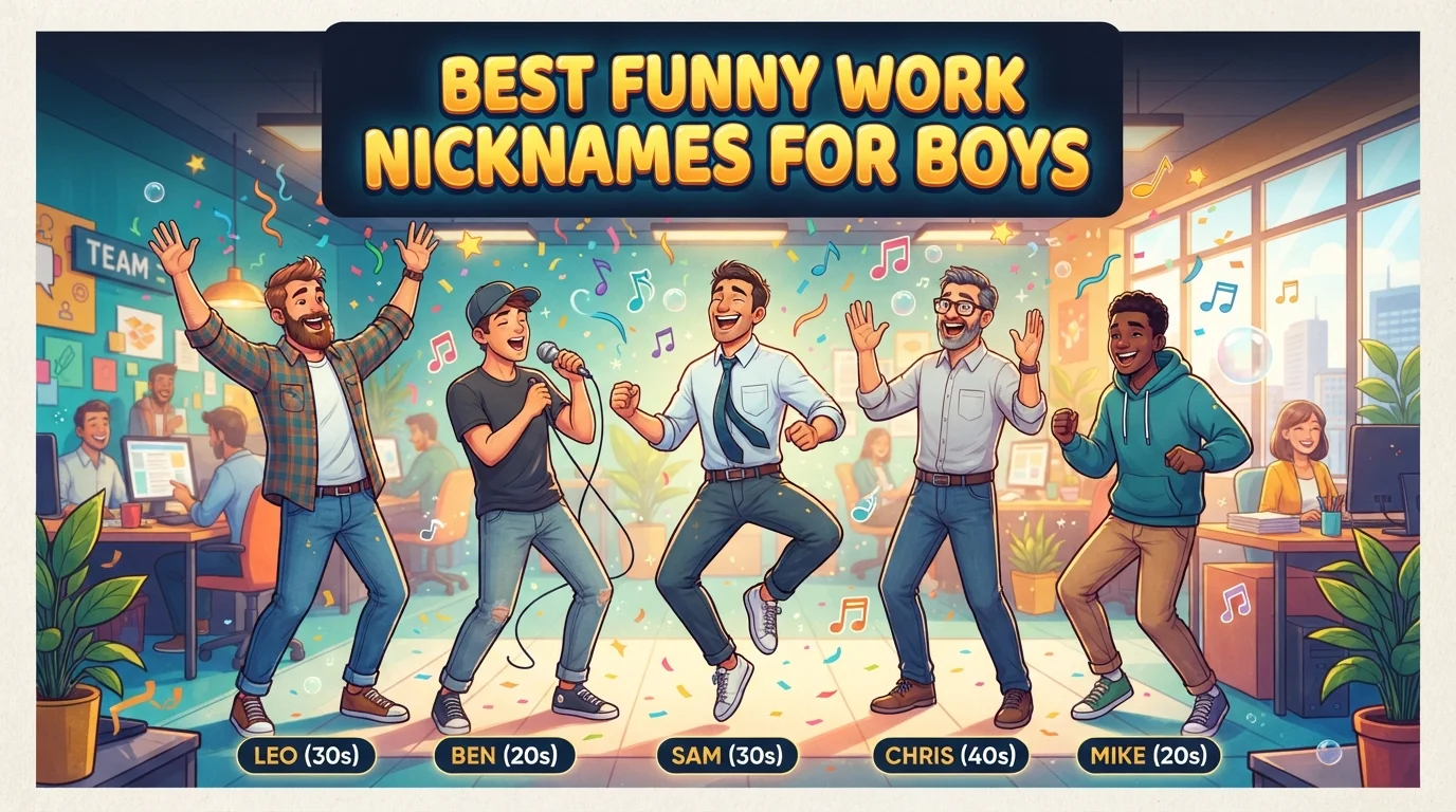 Best Funny Work Nicknames for Boys