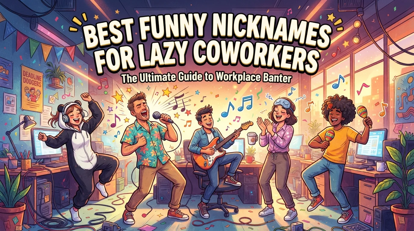 Best Funny Nicknames for Lazy Coworkers