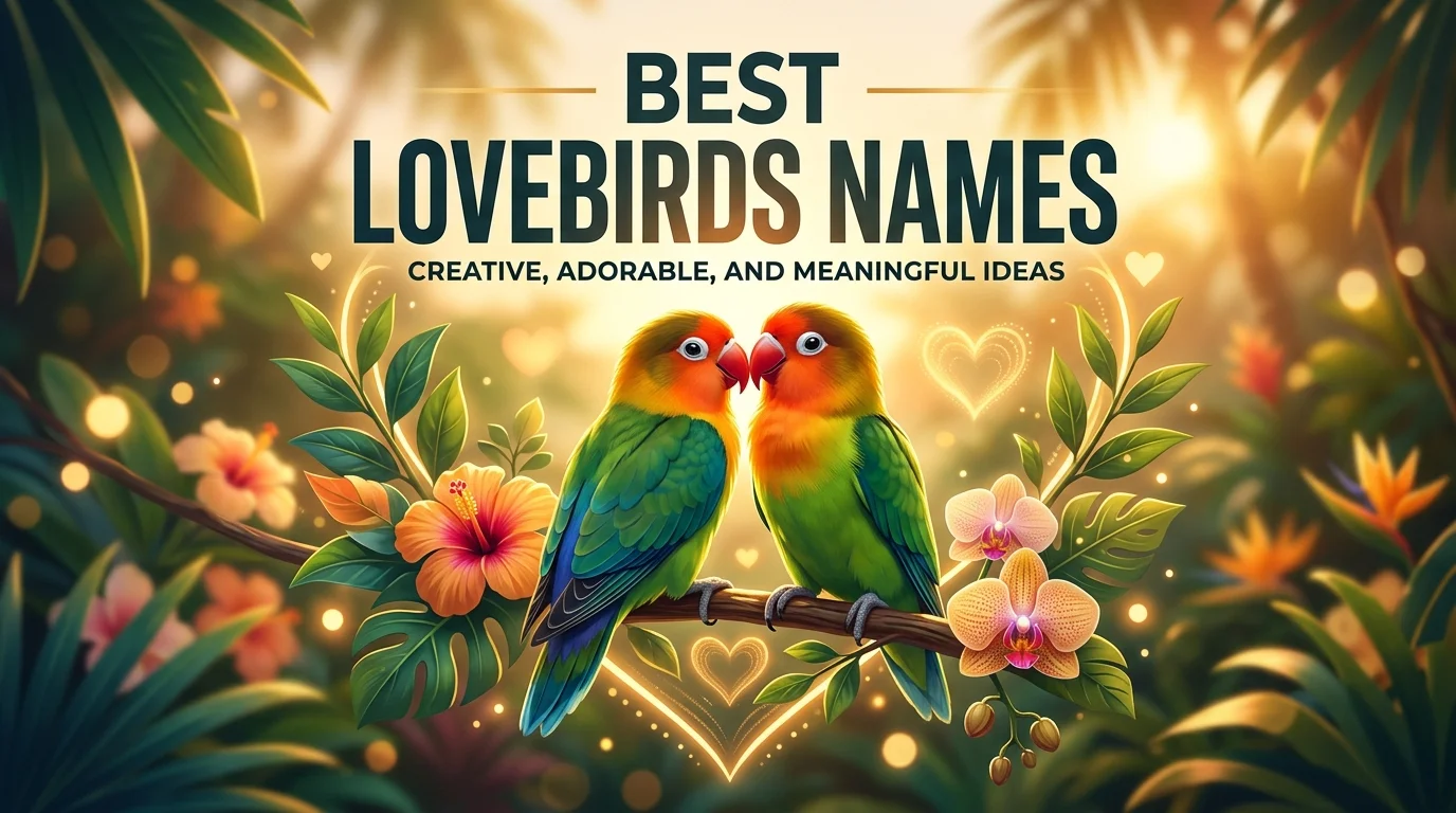 BEST LOVEBIRDS NAMES