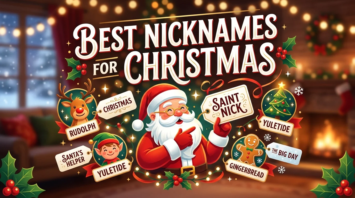 best nicknames for christmas