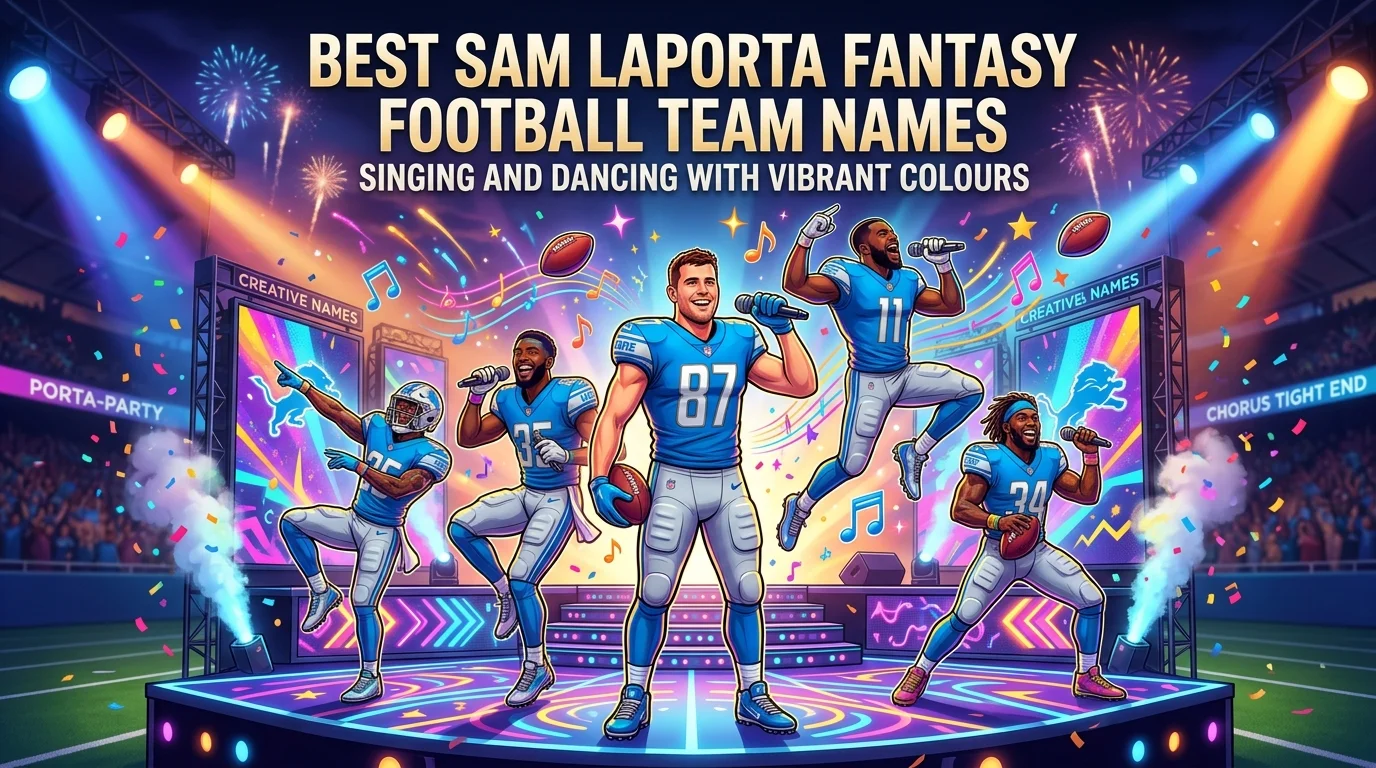 Best Sam Laporta Fantasy Football Team Names