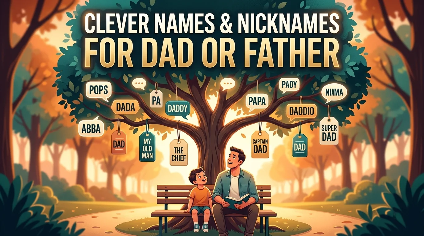 Clever Names & Nicknames for Dad or Father