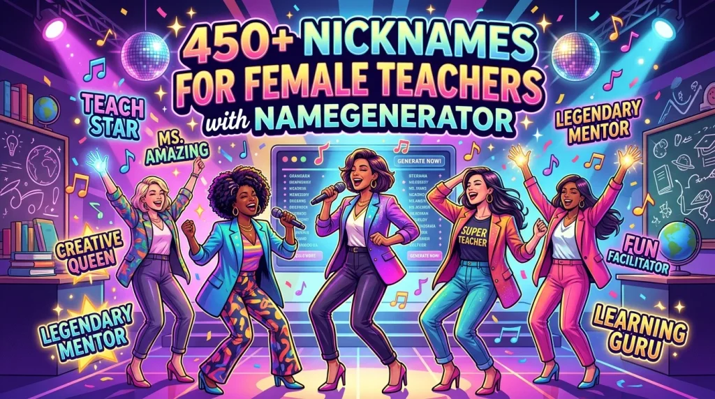 nickname for female teachers