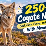 Coyote Names: Cool, Cute, Funny, and Unique Ideas With Meanings