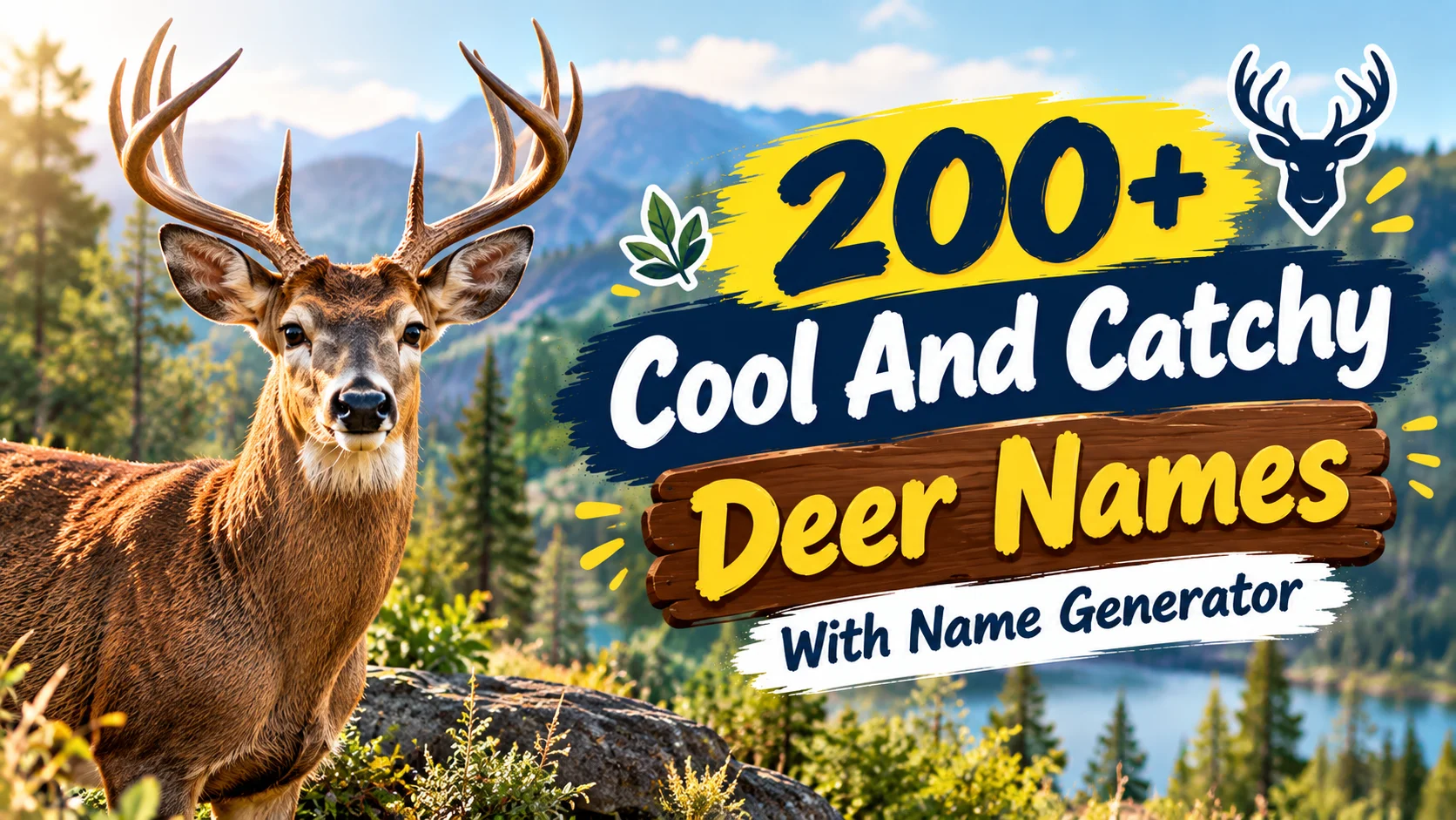 200+ Cool And Catchy Deer Names With Name Generator