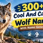 300+ Cool And Catchy Wolf Names With Name Generator