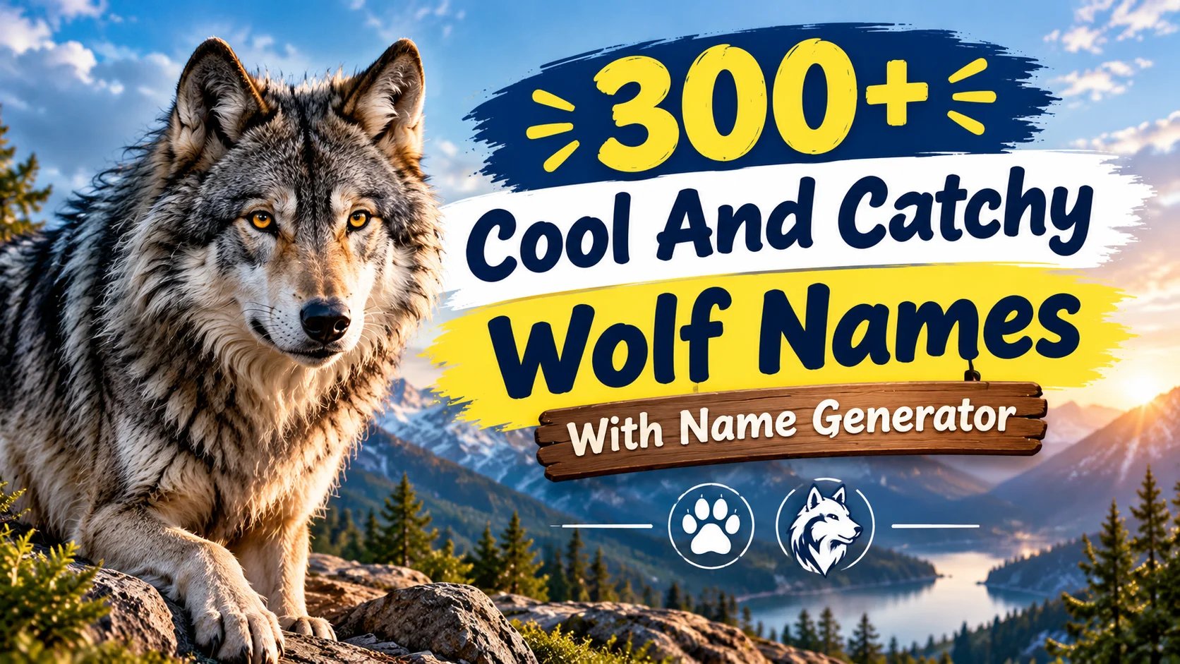 300+ Cool And Catchy Wolf Names With Name Generator